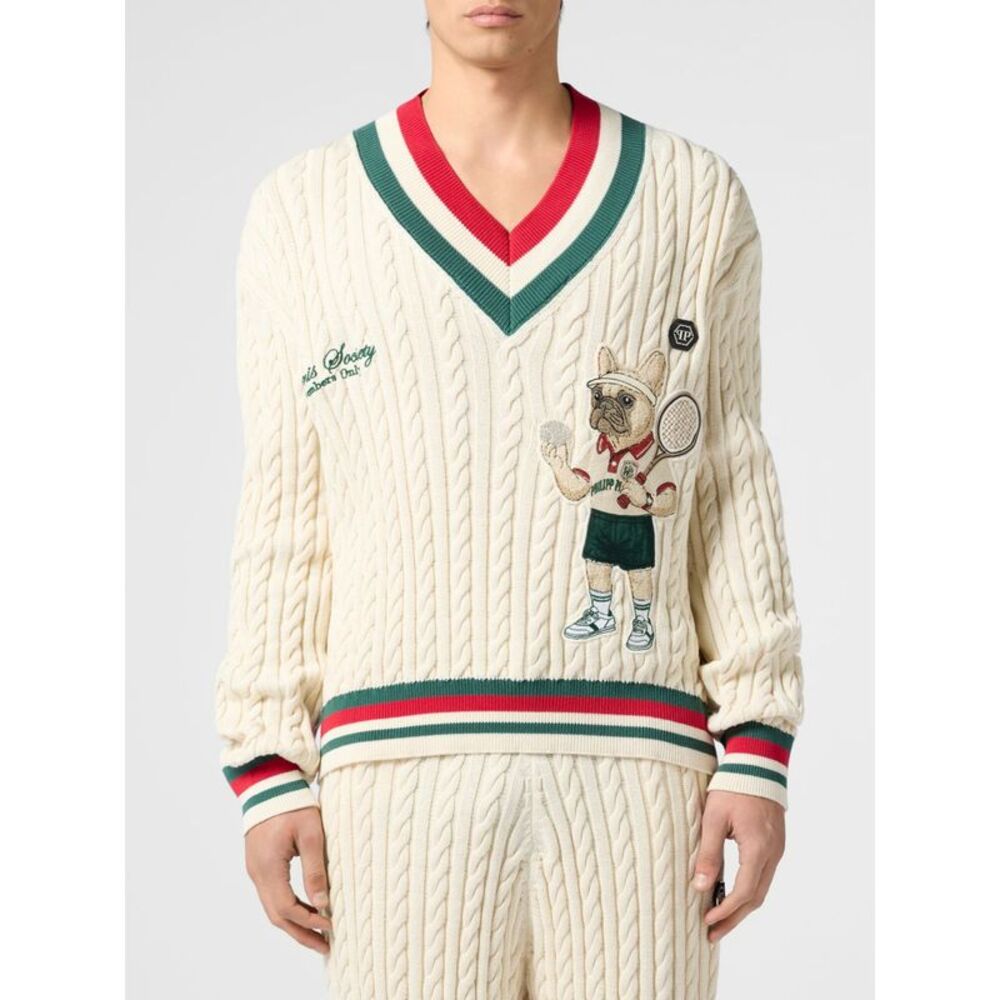 Philipp Plein Sweater Men White